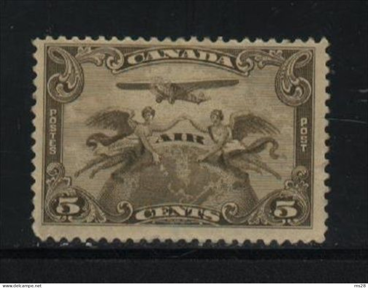 Canada C1 ( Z15 ) HINGED Value $ 15.00 - Posta Aerea