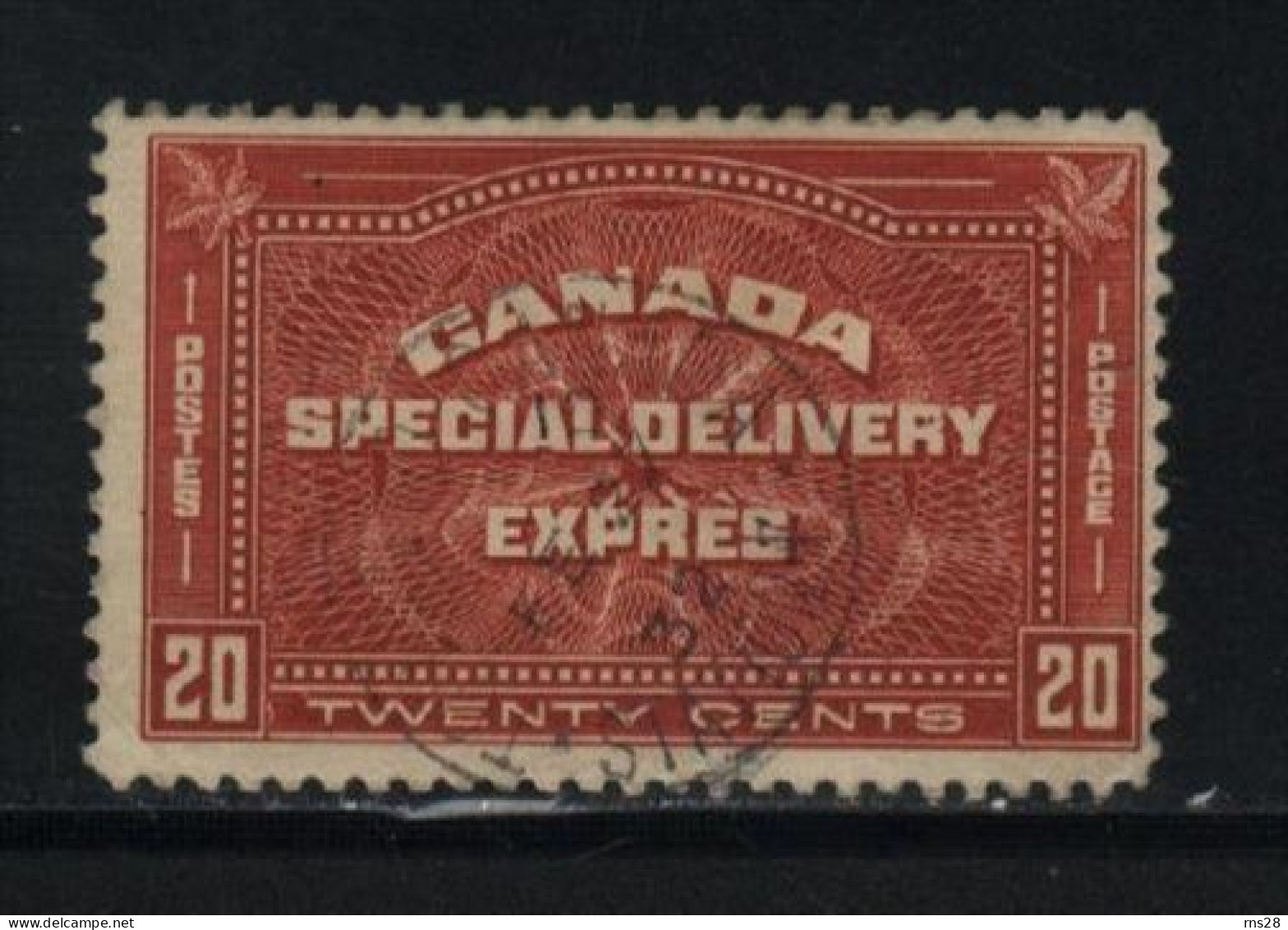 Canada E4 ( Z4 ) USED  Value $ 15.00 - Exprès