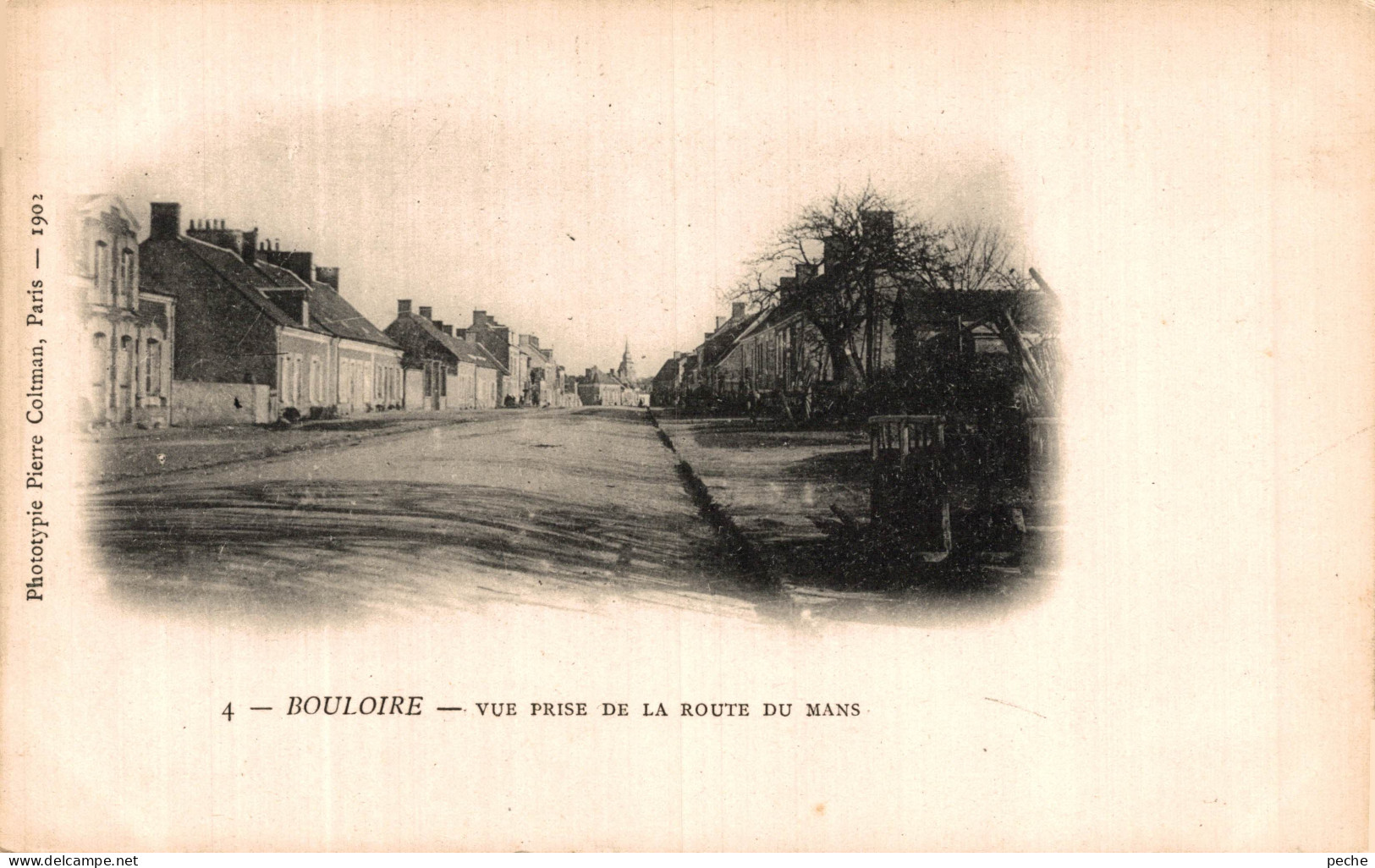 N°106219 -cpa Bouloire -vue Prise De La Route Du Mans- - Bouloire