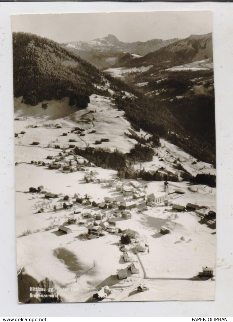 A 6952 HITTISAU, Blick Auf Den Ort Im Schnee, Photo Branz - Bregenzerwaldorte