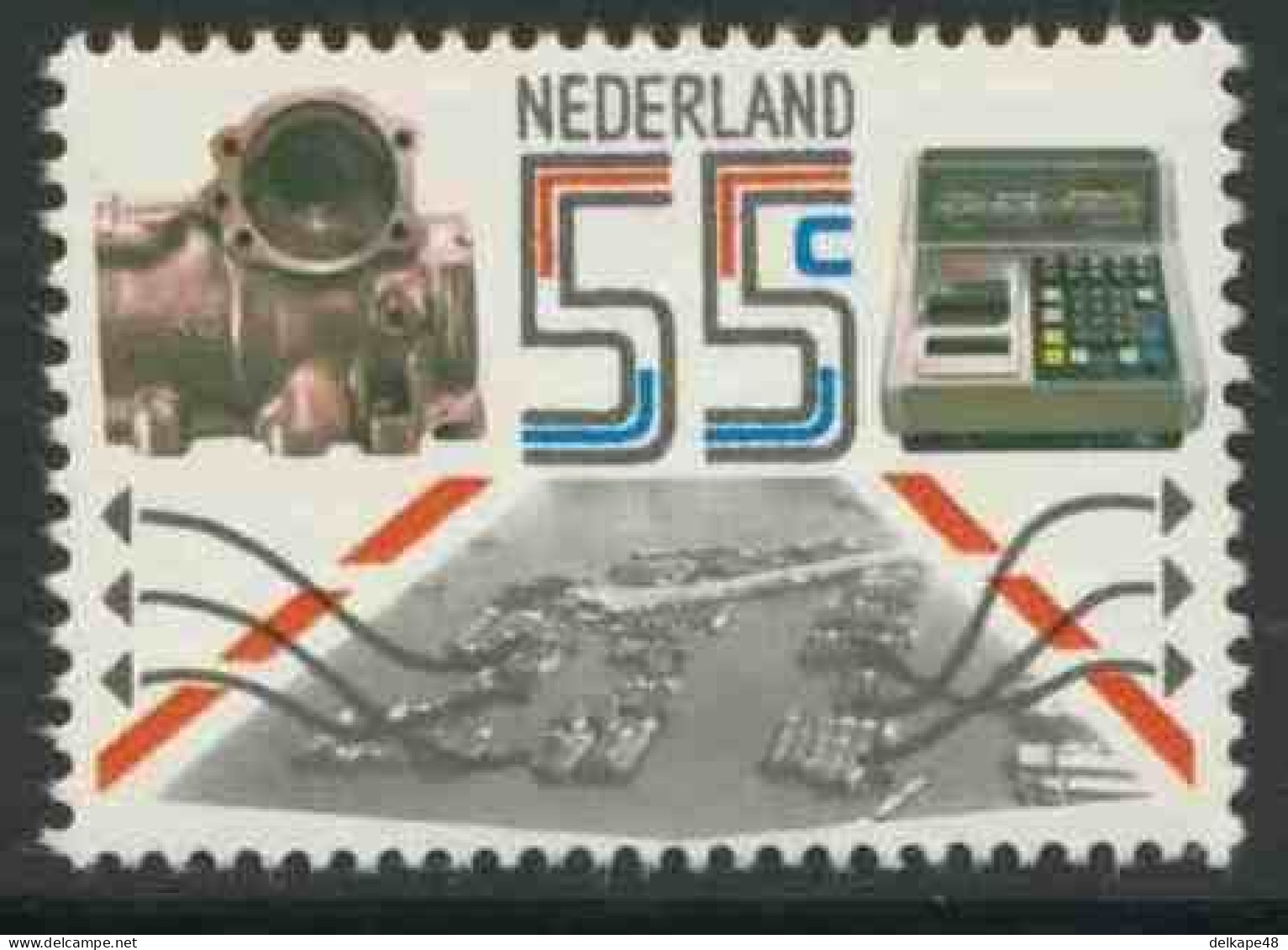 Nederland Netherlands Pays Bas 1981 Mi 1190 YT 1160 SG 1366 ** Industrial And Agricultural Exports - Usines & Industries
