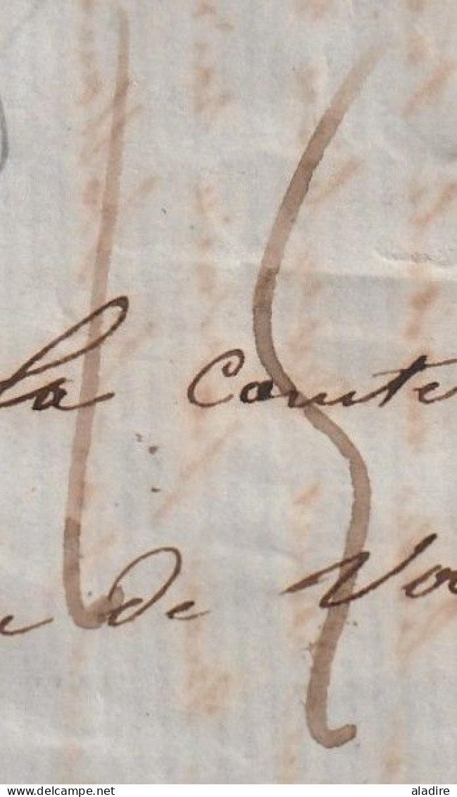 1859 - Portion De Lettre Pliée Avec Correspondance En Français De Sicile SE Vers Paris, France - Via Marseille & Lyon - Sicilia