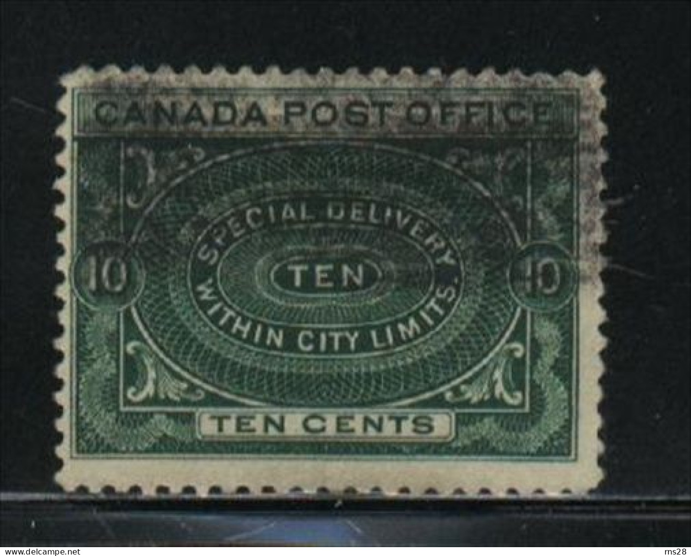 Canada E1 ( Z2 ) USED  Value $ 11.00 - Exprès