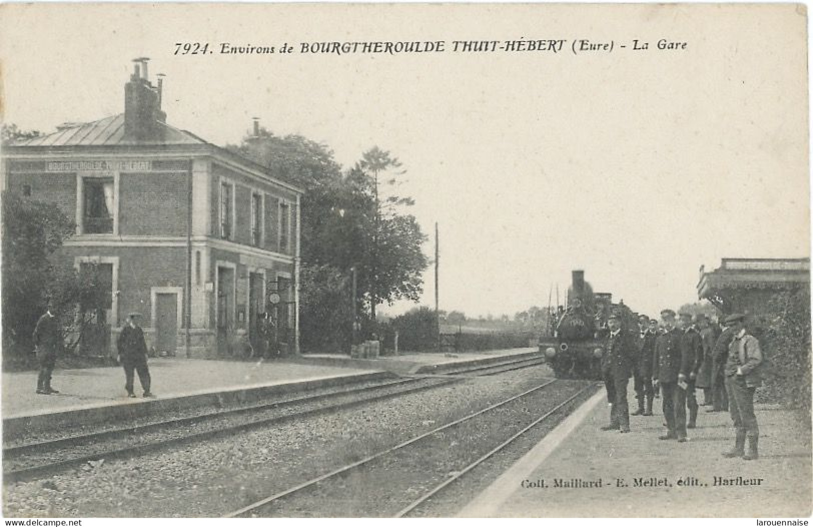 27- BOURGTHEROULDE THUIT-HEBERT - LA GARE - Bourgtheroulde