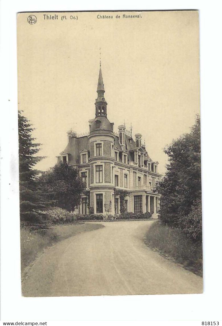 Tielt      Château   De Ronseval - Tielt