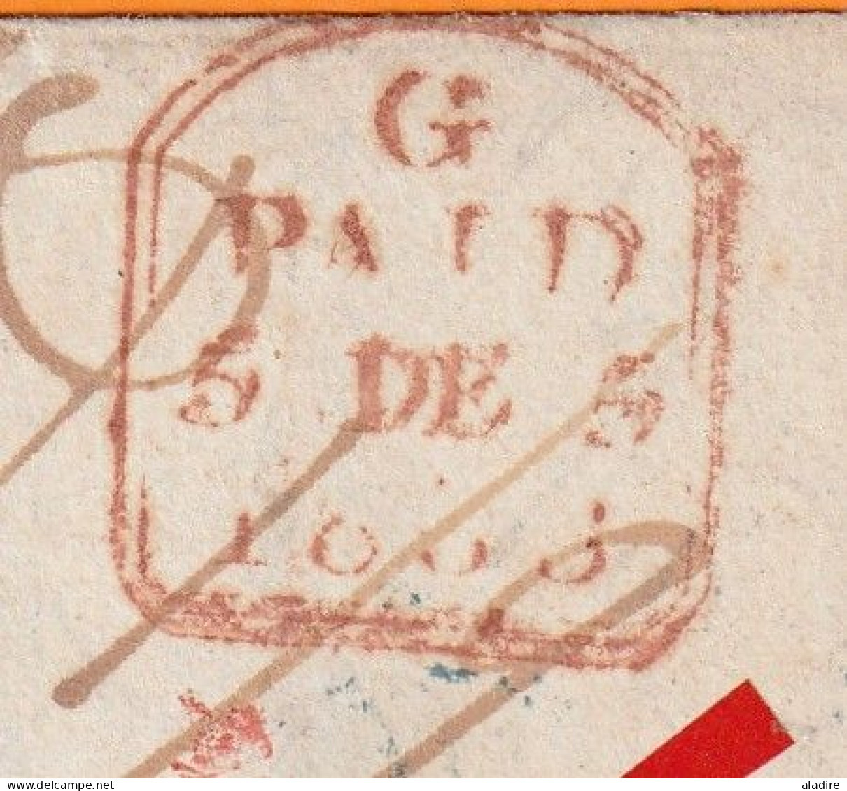 1837 - Lettre Filiale De 2 P  De GAND, Belgique Vers Inglange, Moselle, France - Entrée Par Thionville - Décime Rural - Postmark Collection