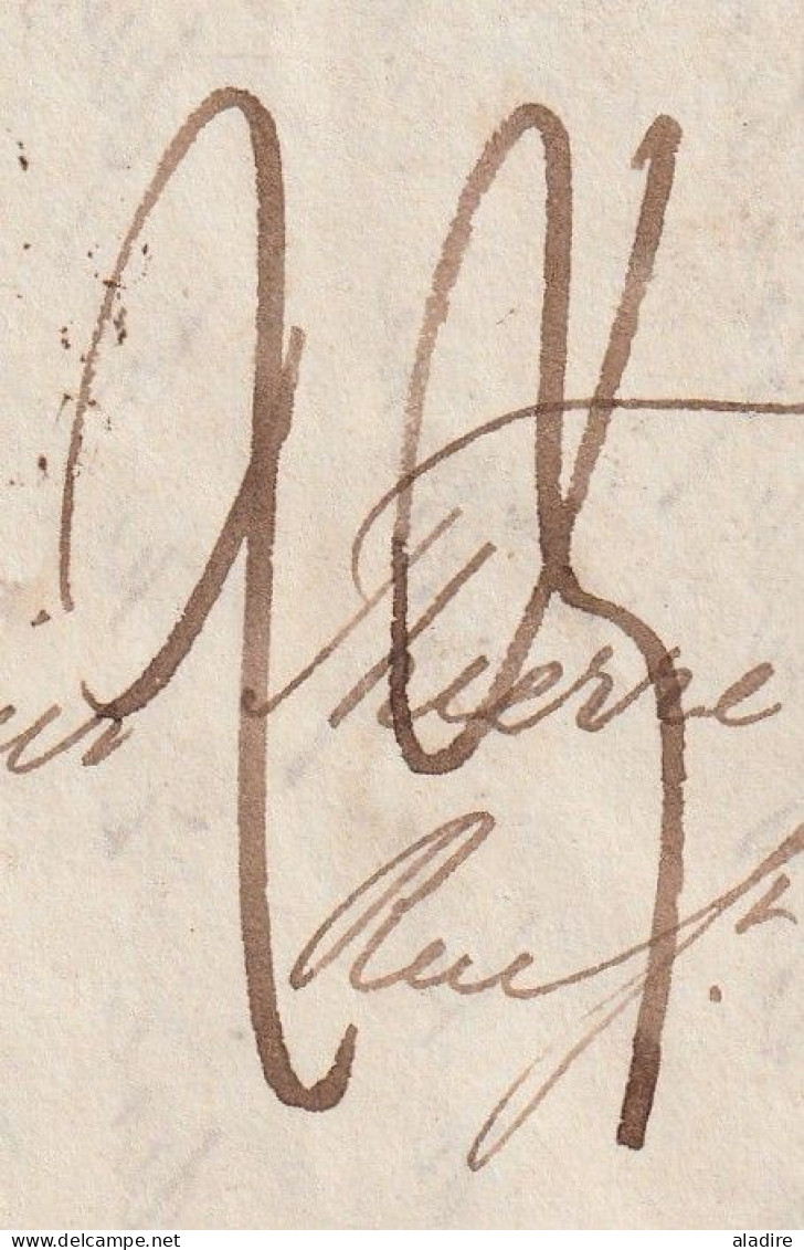 1837 - Lettre Filiale De 2 P  De GAND, Belgique Vers Inglange, Moselle, France - Entrée Par Thionville - Décime Rural - Marcophilie