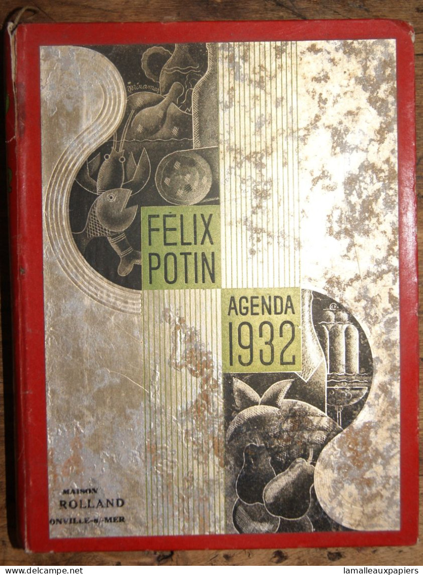 FELIX POTIN 1932 - Blanco Agenda