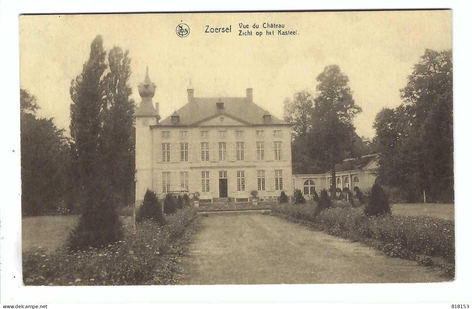 ZOERSEL   Zicht Op Het Kasteel  Vue Du Château   1947 - Zörsel