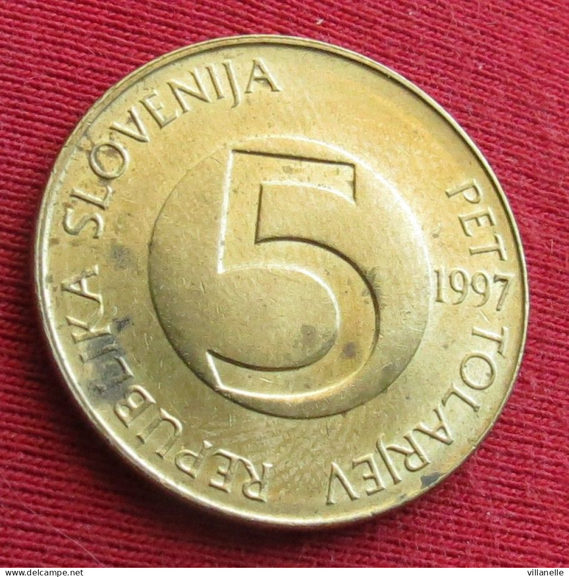 Slovenia 5 Tolarjev 1997 KM# 6 Lt 969 *VT  Eslovenia Slovenija Slovenie - Slowenien