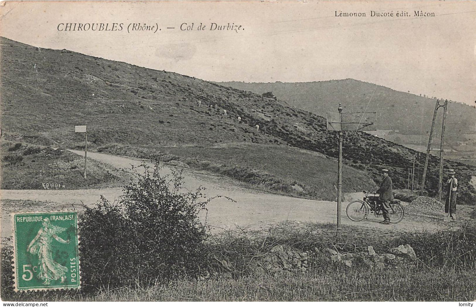 69 Chiroubles Col De Durbize  Vélo Cycliste - Chiroubles