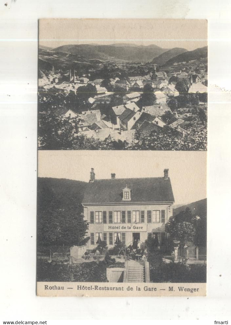 Rothau, Hotel Restaurant De La Gare, M. Wenger - Rothau