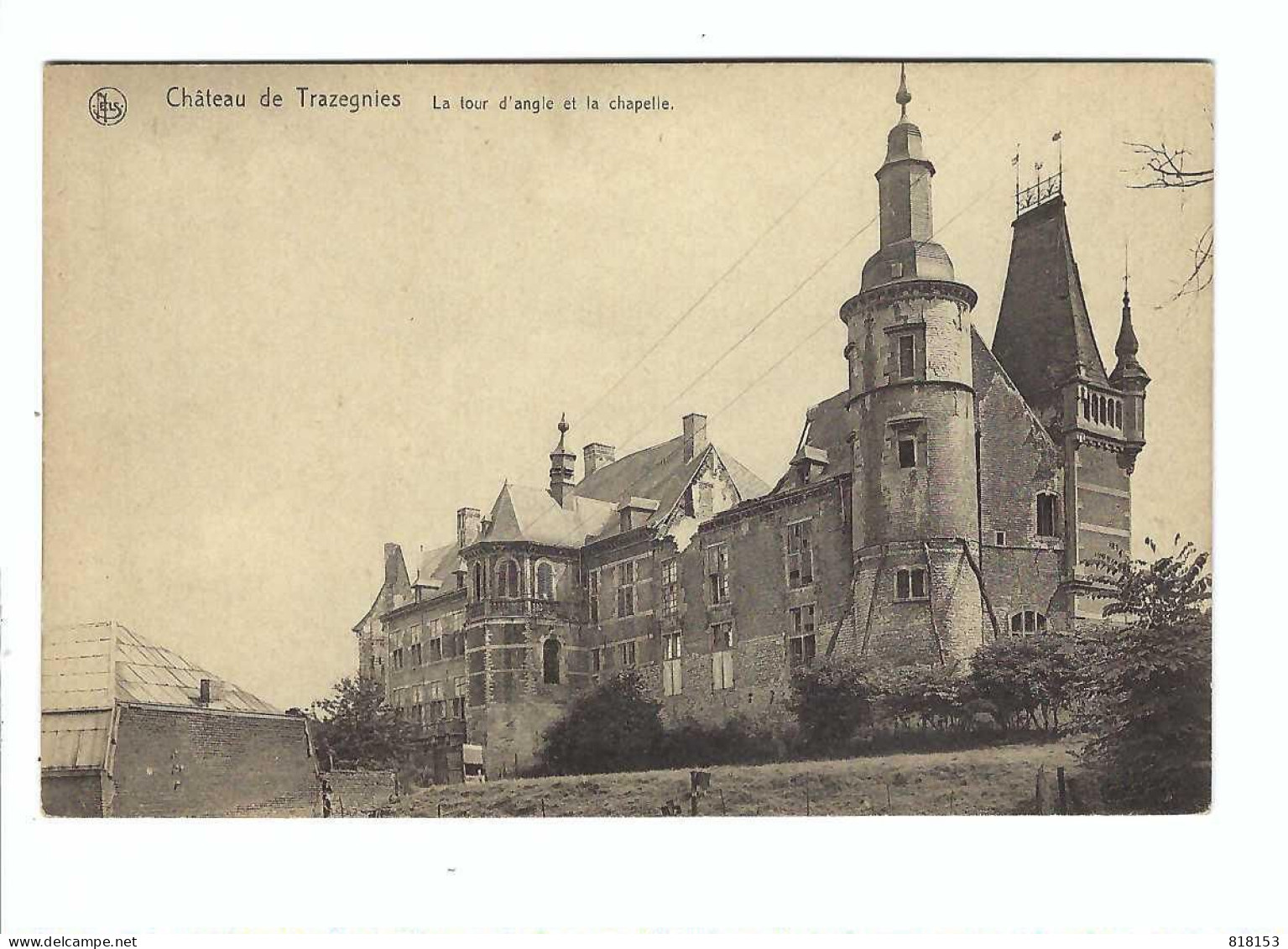 Trazegnies        Château De Trazegnies  La Tour D'angle Et La Chapelle - Courcelles