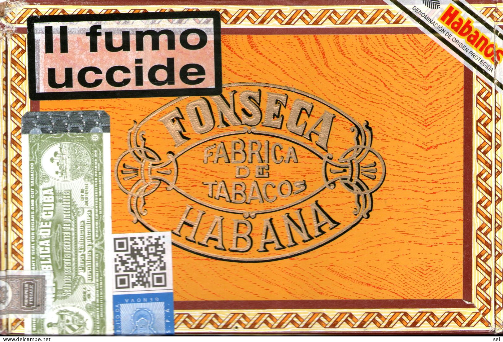 C 305 - Sigari Fonseca Habanos - Zigarrenkisten (leer)