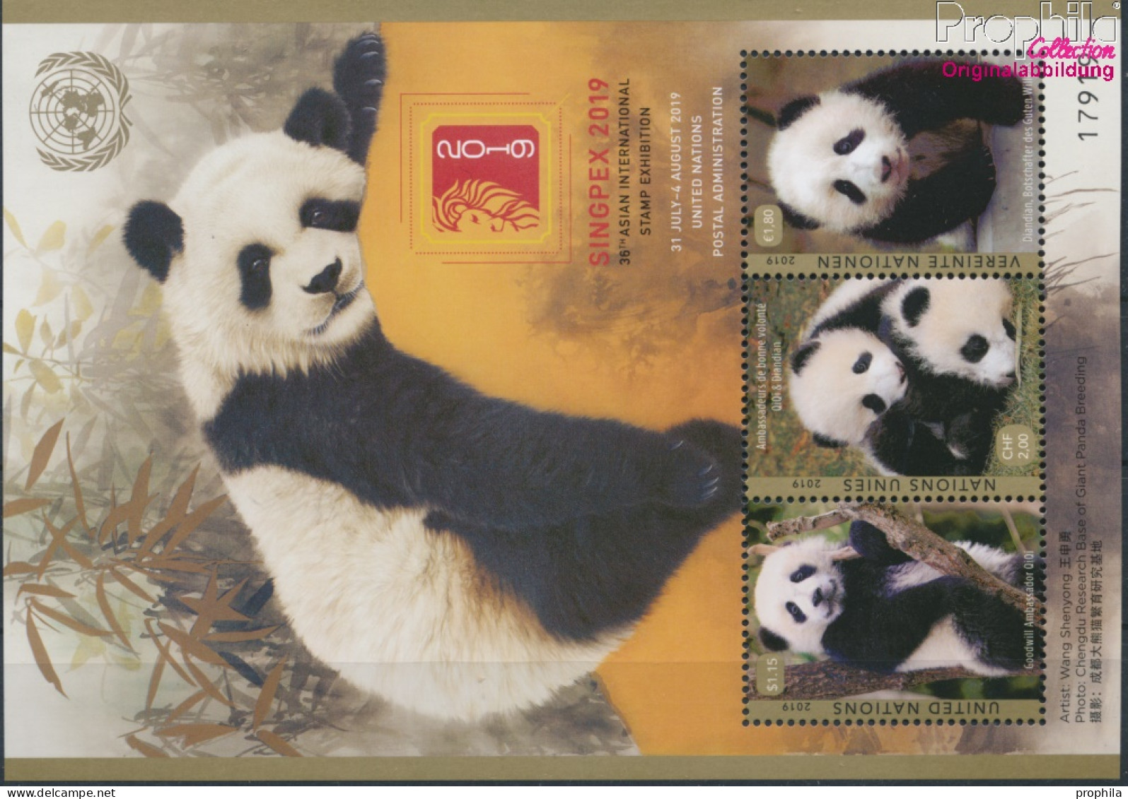 UNO - New York Block61 (kompl.Ausg.) Postfrisch 2019 Asiatische Briefmarkenausstellung (10115340 - Nuovi