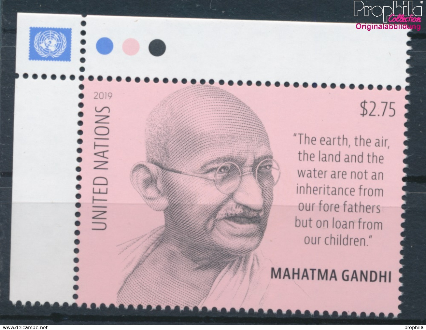 UNO - New York 1721 (kompl.Ausg.) Postfrisch 2019 Mahatma Gandhi (10115335 - Neufs