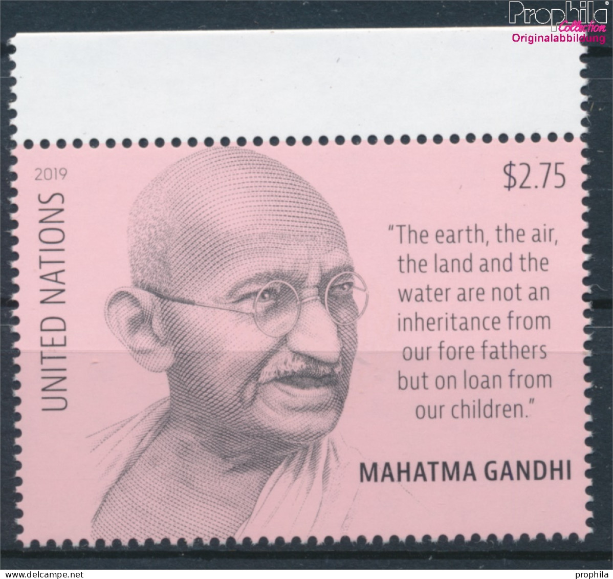 UNO - New York 1721 (kompl.Ausg.) Postfrisch 2019 Mahatma Gandhi (10115336 - Nuovi