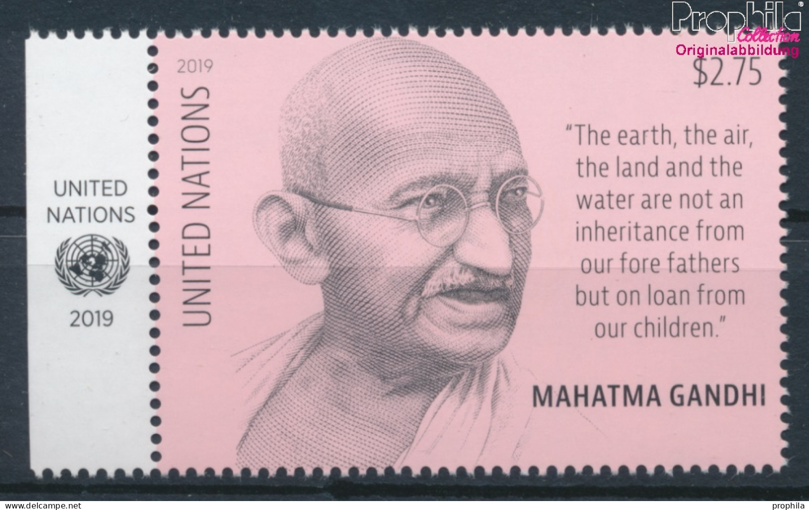 UNO - New York 1721 (kompl.Ausg.) Postfrisch 2019 Mahatma Gandhi (10115337 - Neufs