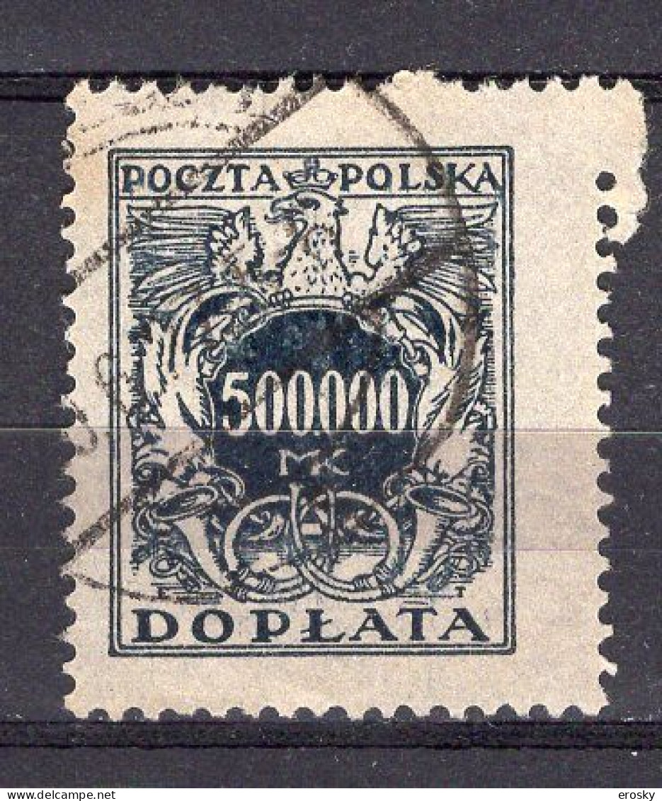 R3905 - POLOGNE POLAND TAXE Yv N°58 - Segnatasse