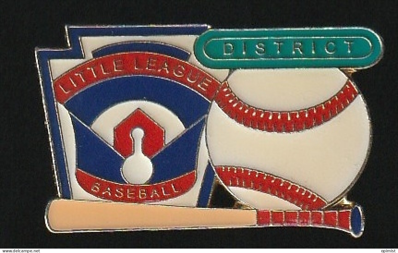 76636- Pin's-. Little League District.Baseball.crown Awards. - Baseball