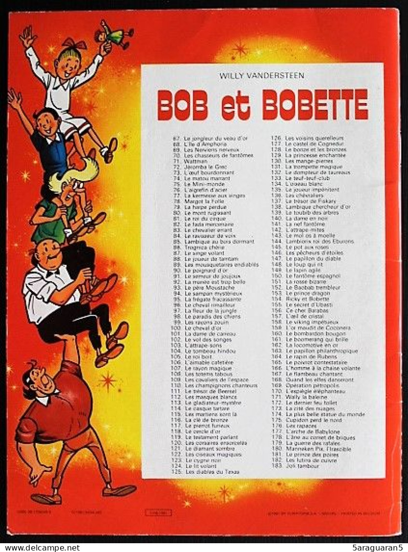 BD BOB ET BOBETTE - HS PUB 15 - Les Fantômes Musiciens - EO 1981 Phydor - Suske En Wiske