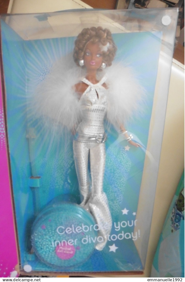 Neuf - Barbie Celebrate Disco Doll 2008 Noire Pink Label Collector Mattel RARE ! - Barbie