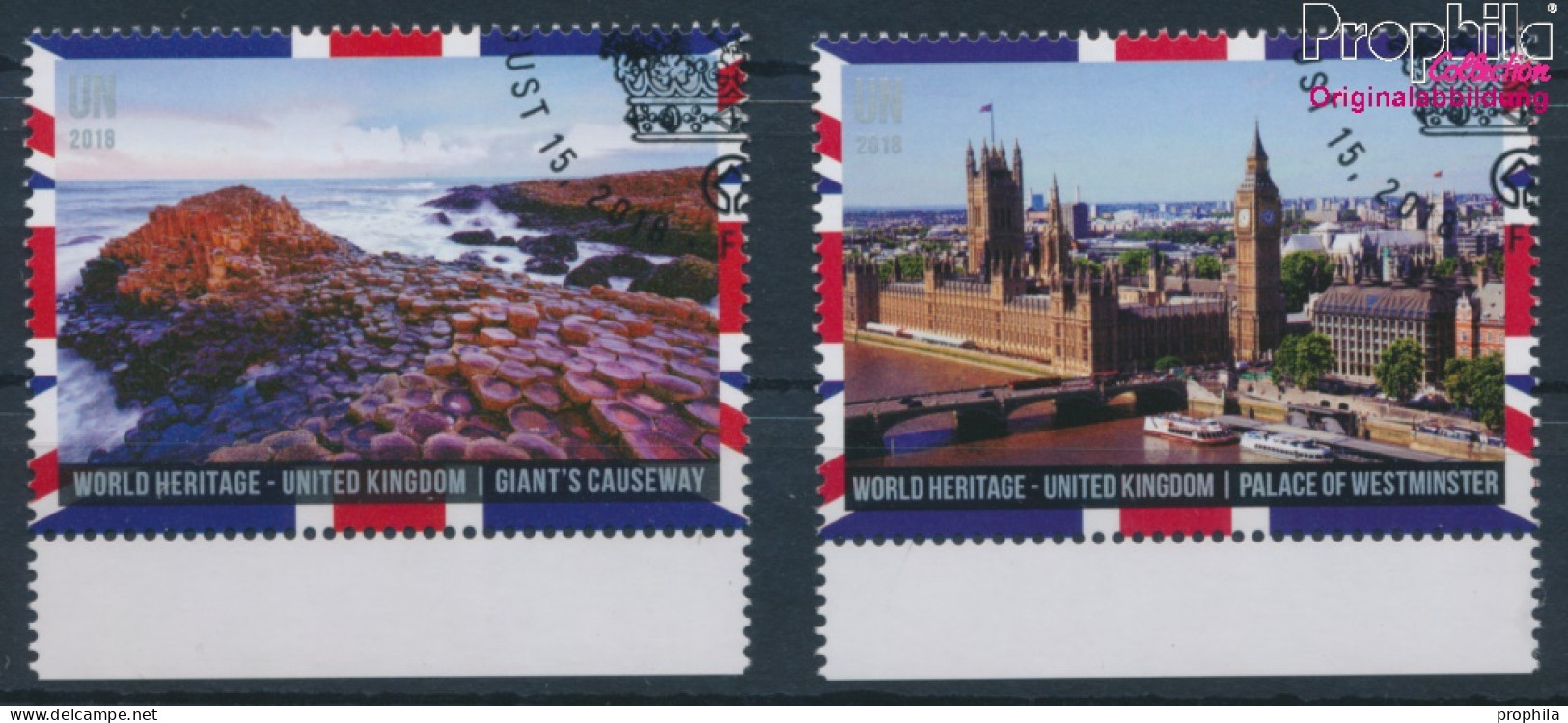 UNO - New York 1664-1665 (kompl.Ausg.) Gestempelt 2018 UNESCO Welterbe (10130240 - Used Stamps