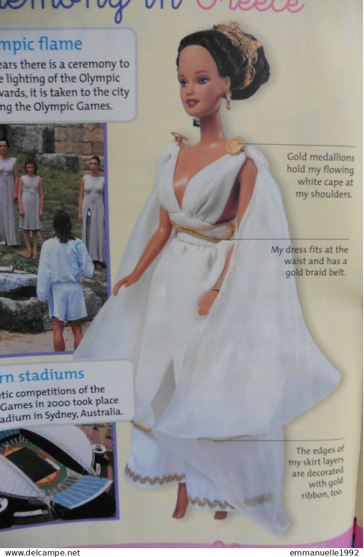 Neuf - Robe Barbie Grèce in Greece outfit 2002 Discover the world with Barbie n°13 - vêtement seul sans magazine