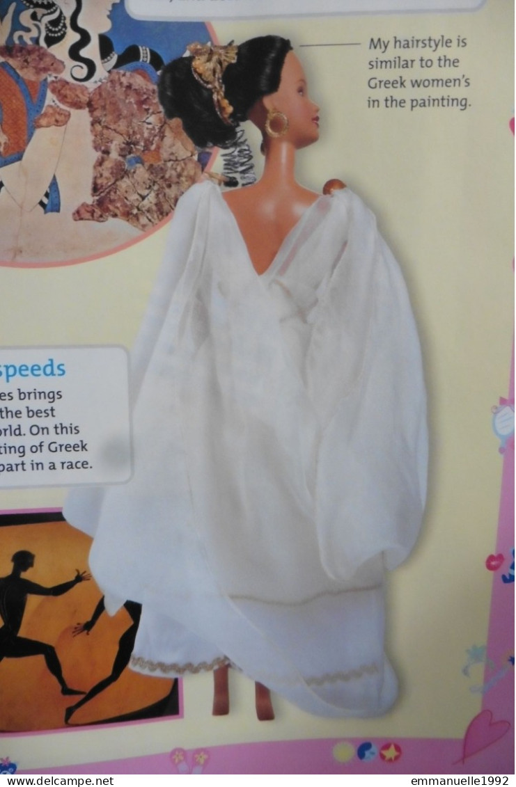 Neuf - Robe Barbie Grèce in Greece outfit 2002 Discover the world with Barbie n°13 - vêtement seul sans magazine