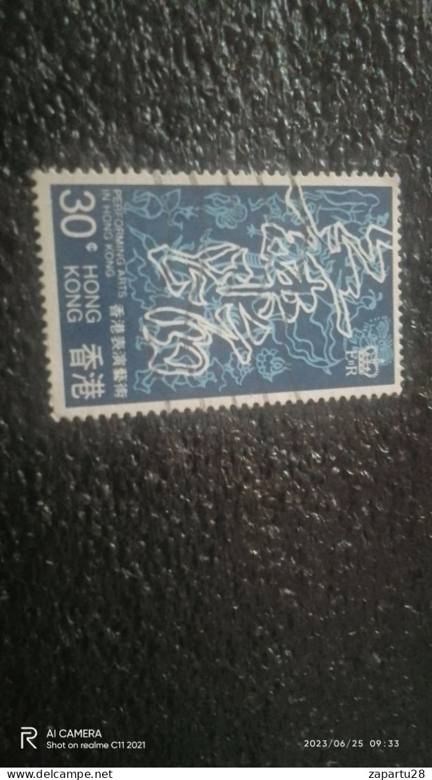 HONG KONG-1970-90        .30C              USED - Used Stamps