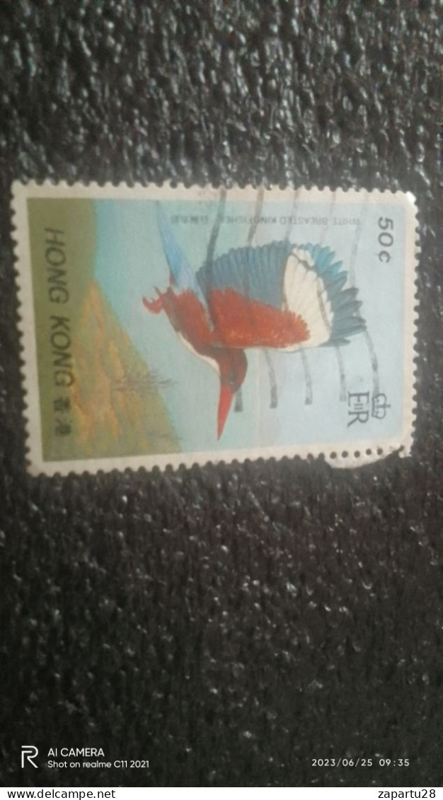 HONG KONG--1990-2000-        50C             USED - Used Stamps