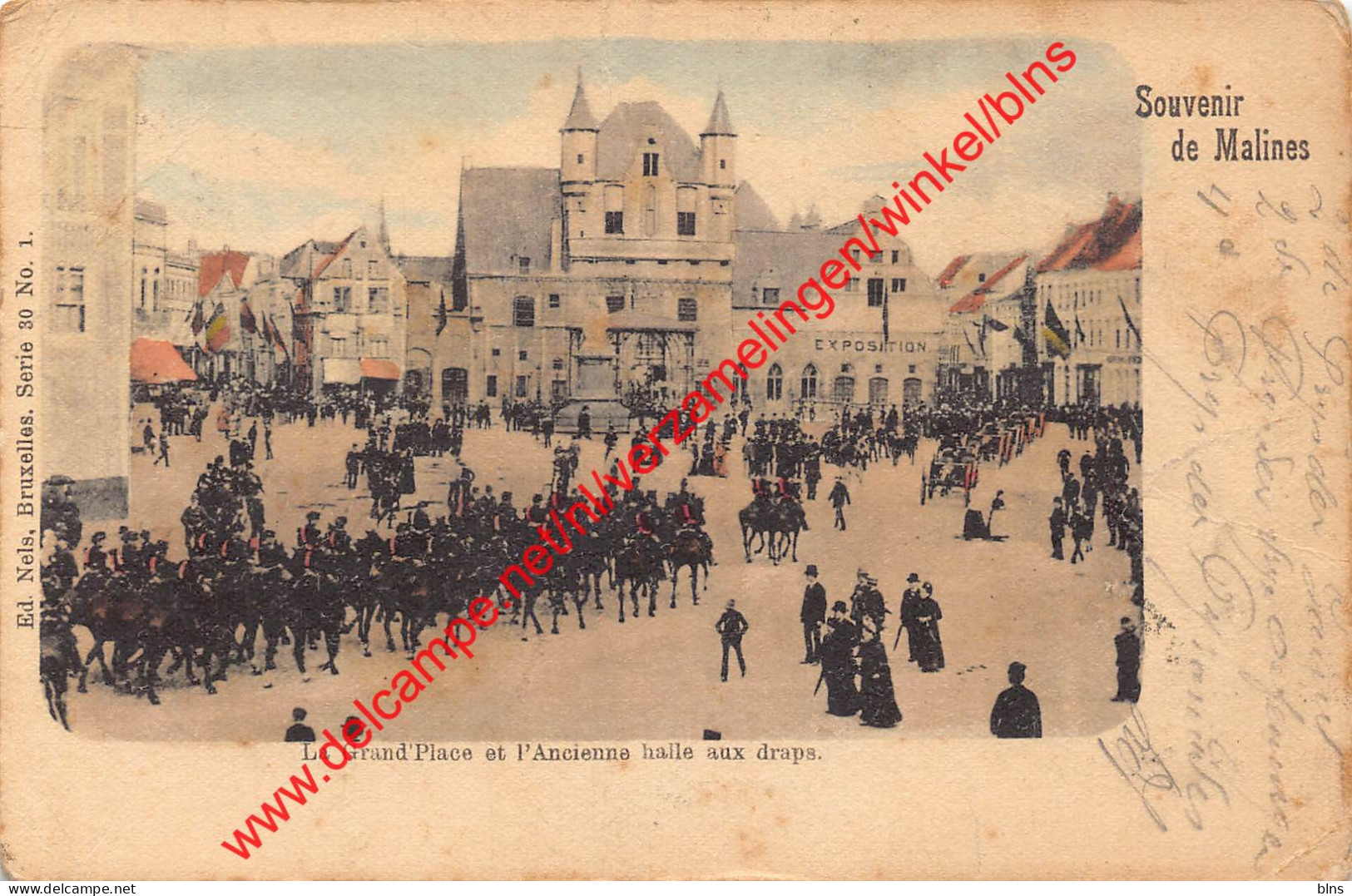 Malines - La Grand'Place Et L'Ancienne Halle Au Draps - Mechelen - Mechelen