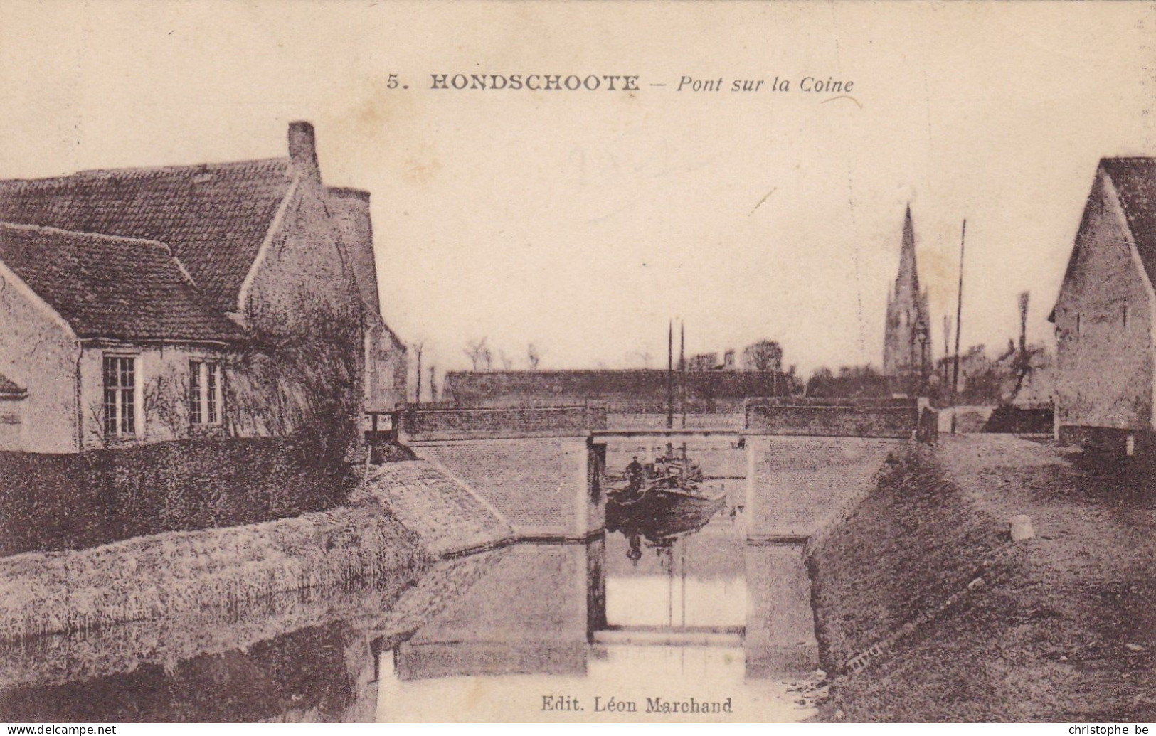 Hondschoote, Pont Sur La Coine, Colme (pk85217) - Hondshoote