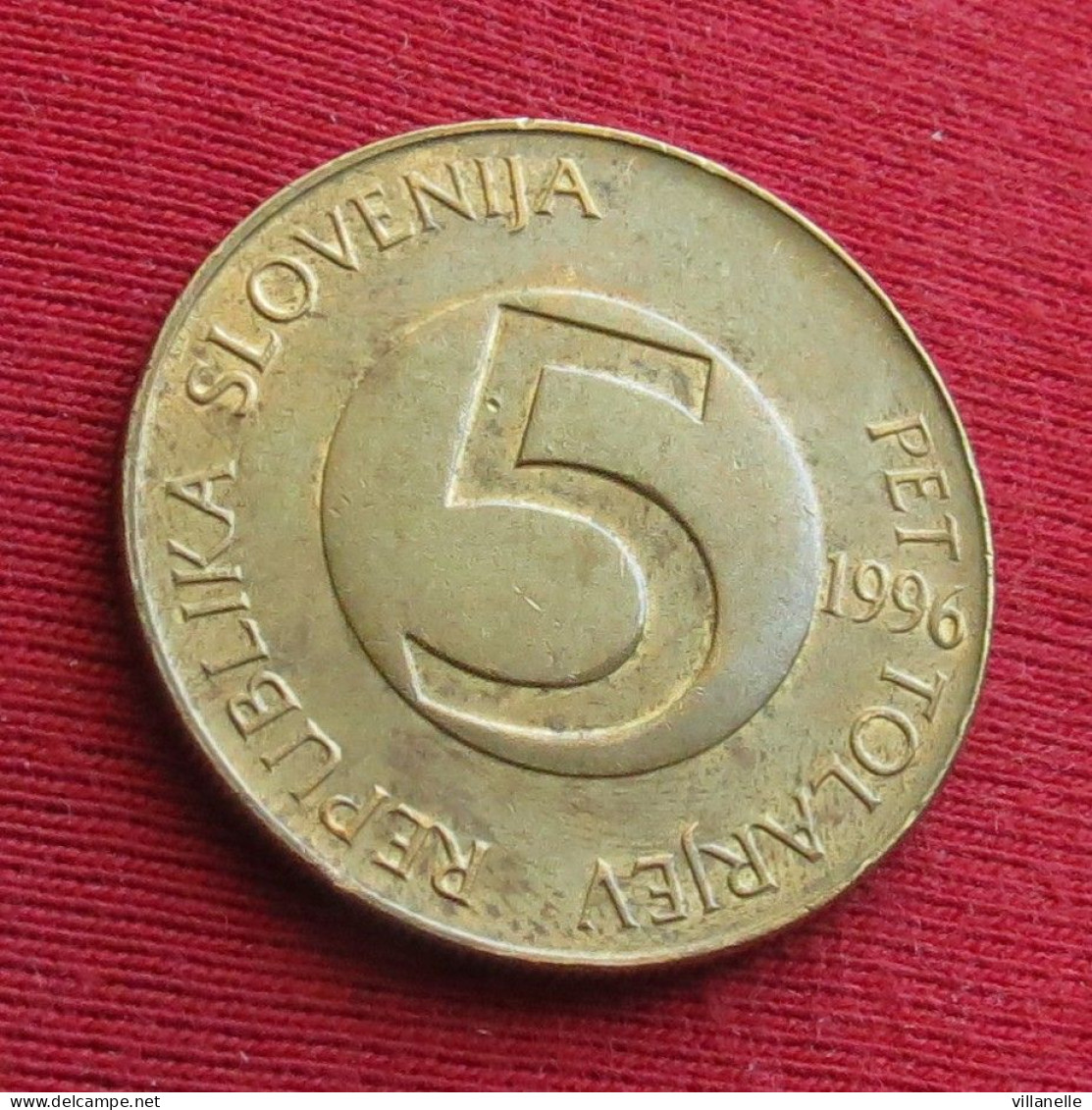Slovenia 5 Tolarjev 1996 KM# 6 Lt 971 *V1T  Eslovenia Slovenija Slovenie - Slovenië