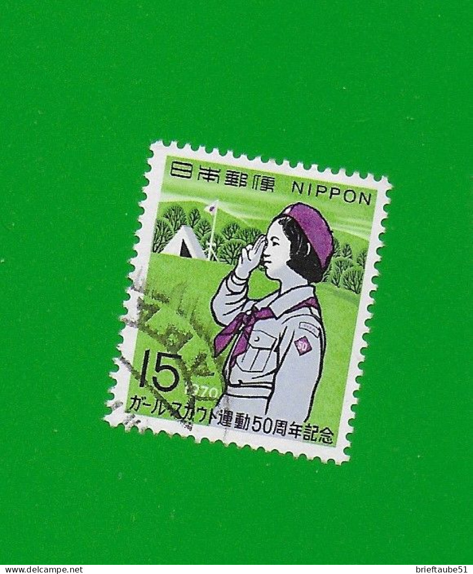 JAPAN 1970  Gestempelt°used / Bedarf  # Michel-Nummer 1084  #  PFADFINDERINNEN  #  50th Anniv. Of Japanese Girl Scouts # - Oblitérés