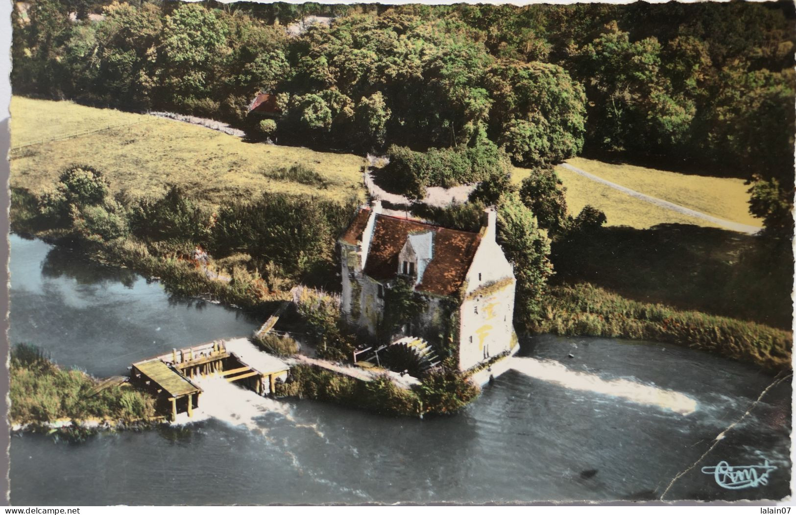 Carte Postale : 72 : LUCHE PRINGE : Vieux Moulin Sur Le Loir - Luche Pringe