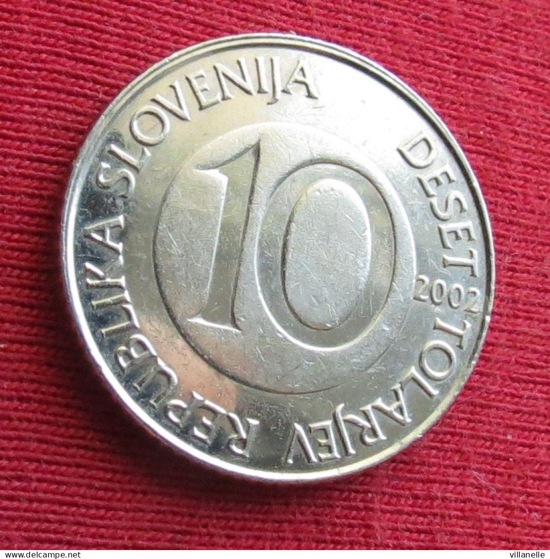 Slovenia 10 Tolarjev 2002 KM# 41 Lt 972 *V2T Eslovenia Slovenija Slovenie - Slowenien
