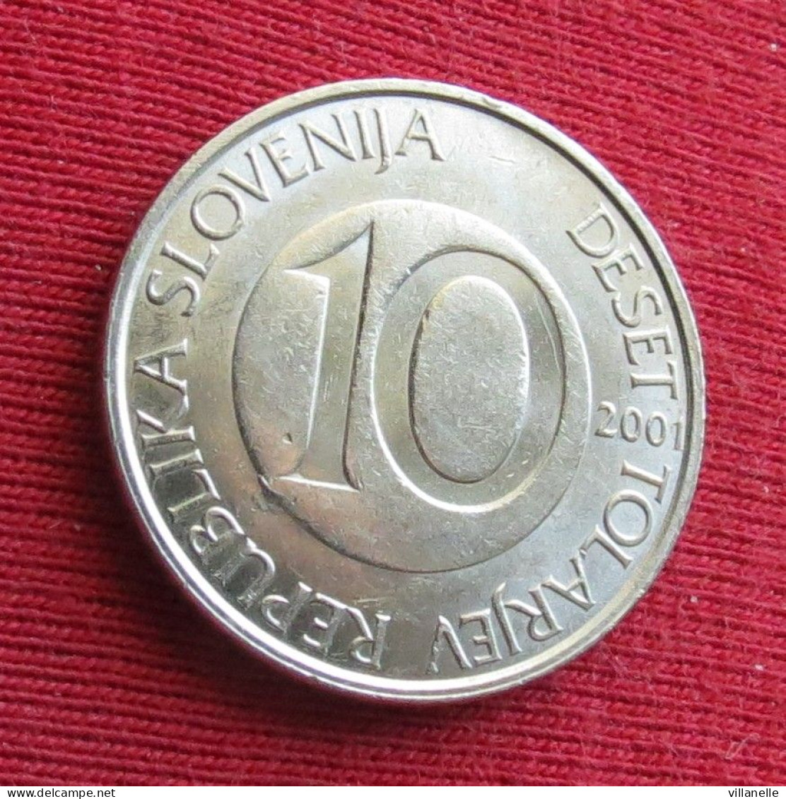 Slovenia 10 Tolarjev 2001 KM# 41 Lt 975 *V1T Eslovenia Slovenija Slovenie - Slovenia