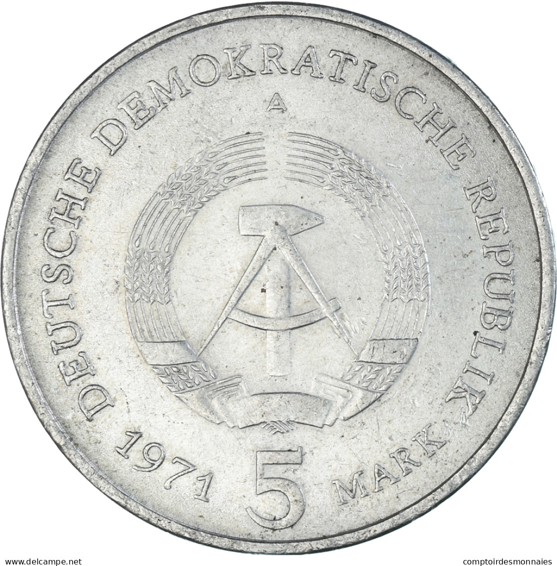 Monnaie, Allemagne, 5 Mark, 1971 - 5 Mark