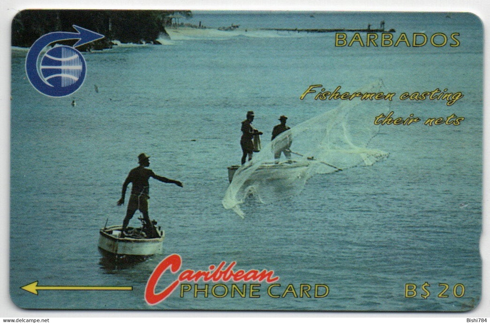 Barbados - Fishermen - 7CBDB (with Logo) - Barbados