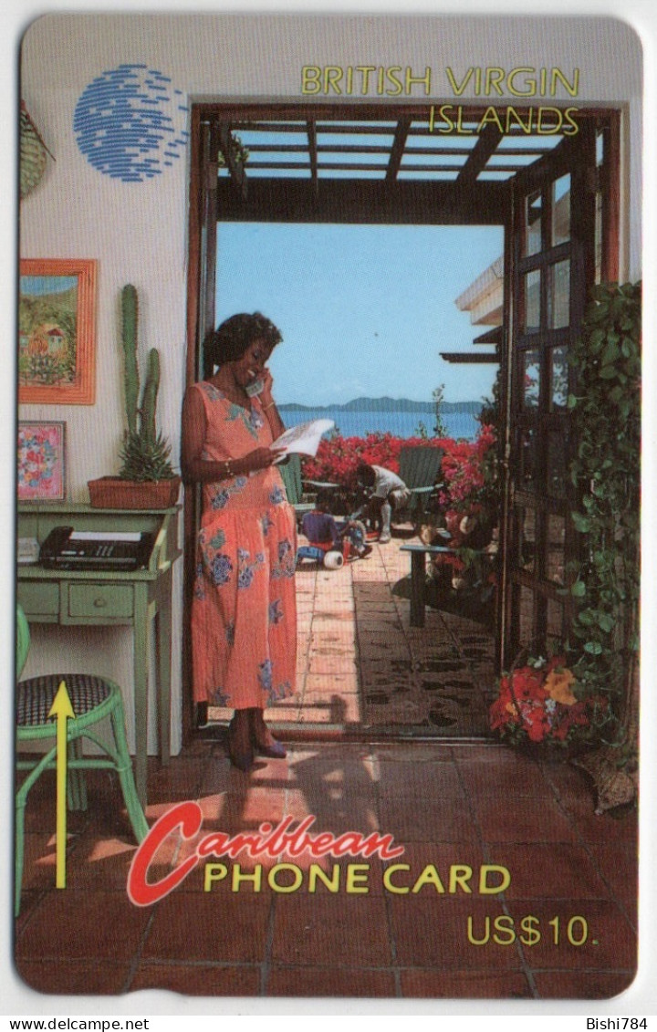 British Virgin Islands - Woman On Phone - 18CBVB - Vierges (îles)