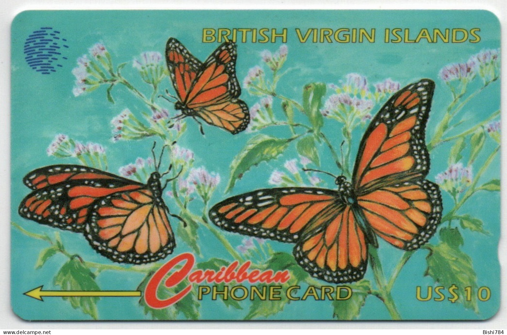 British Virgin Islands - Butterflies - 91CBVB (Regular O) - Maagdeneilanden