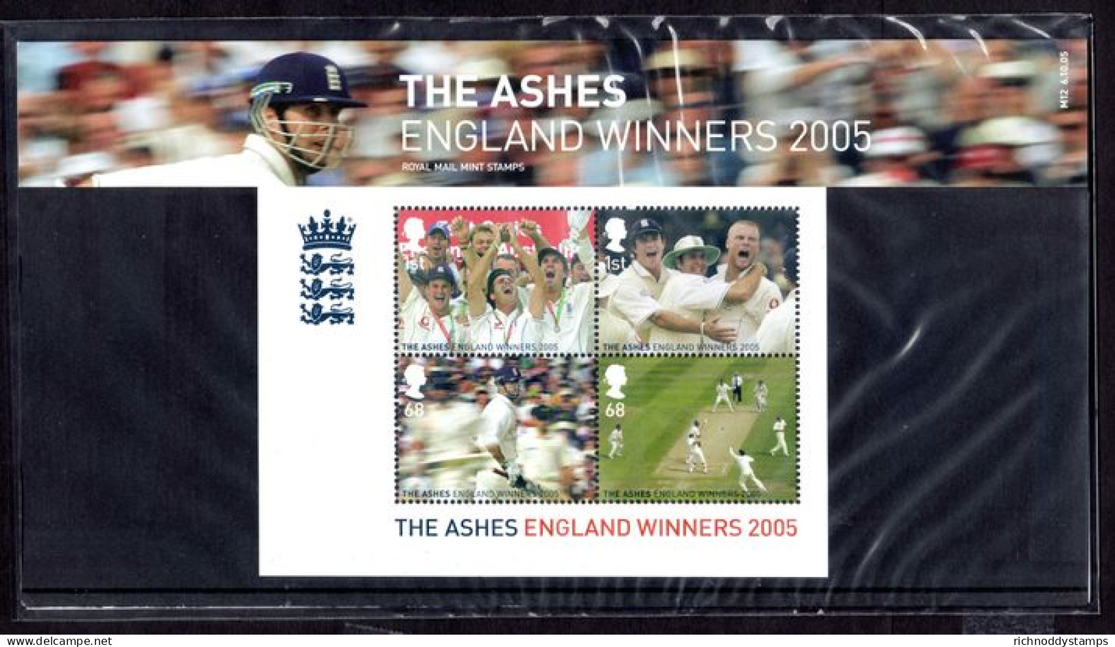 2005 Cricket Ashes Win Presentation Pack. - Presentation Packs