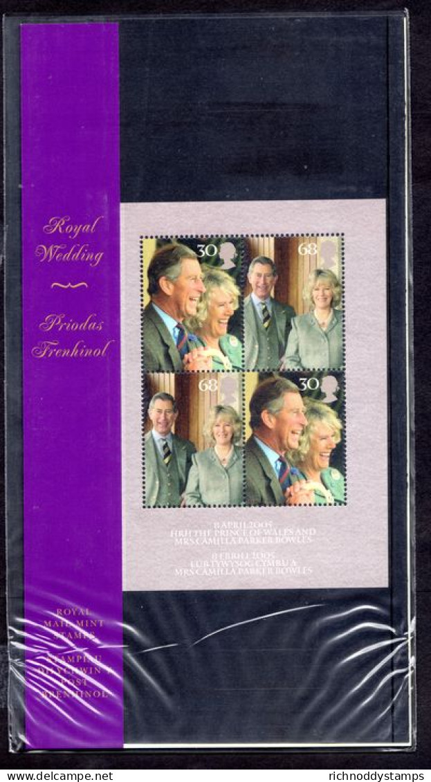 2005 Royal Wedding Presentation Pack. - Presentation Packs