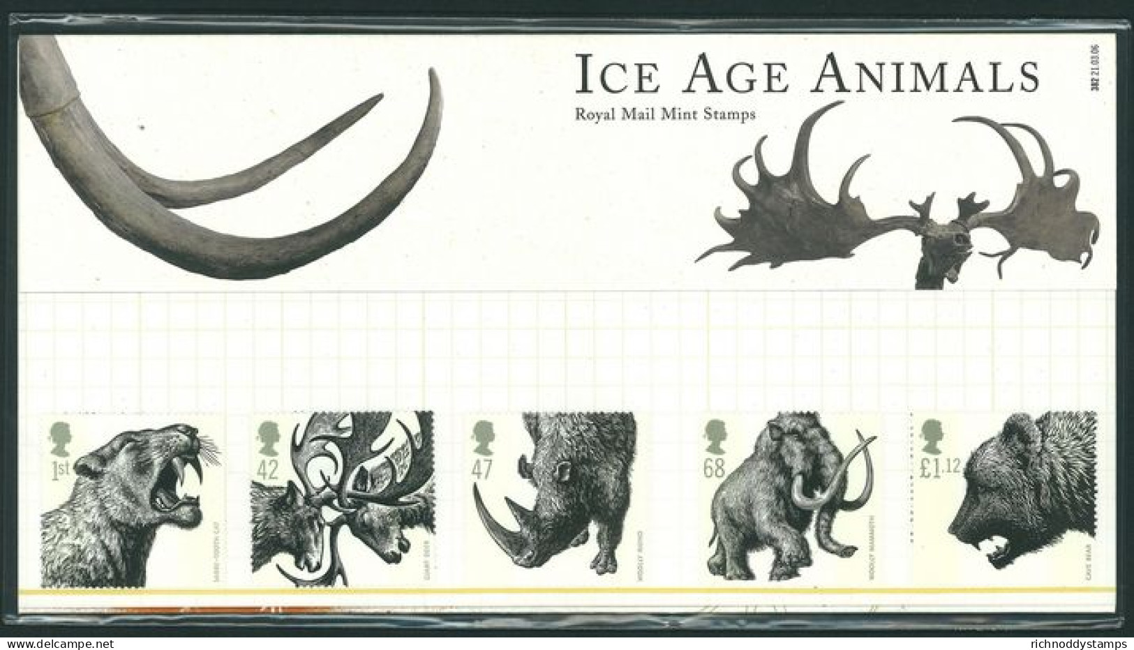 2006 Ice Age Mammals Presentation Pack. - Presentation Packs