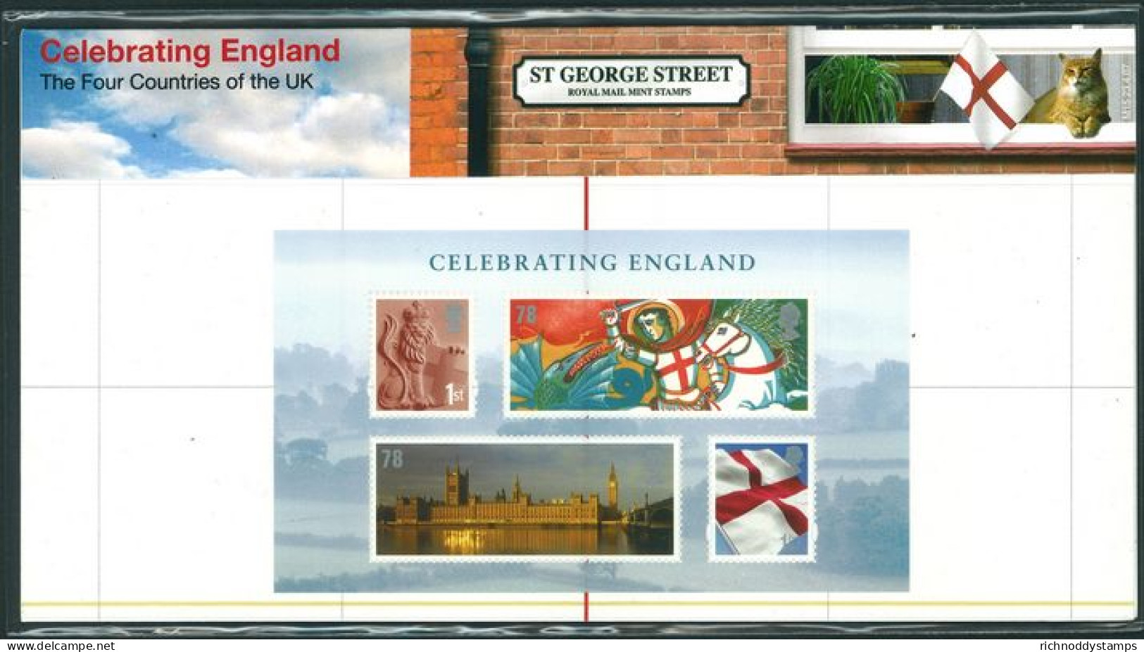 2007 Celebrating England Presentation Pack. - Presentation Packs
