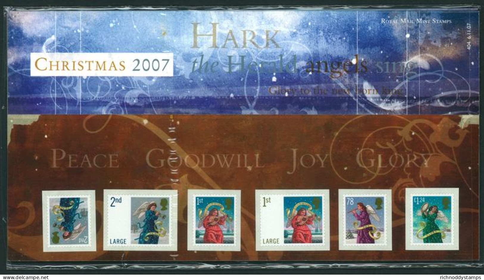 2007 Christmas (Angels) Presentation Pack. - Presentation Packs