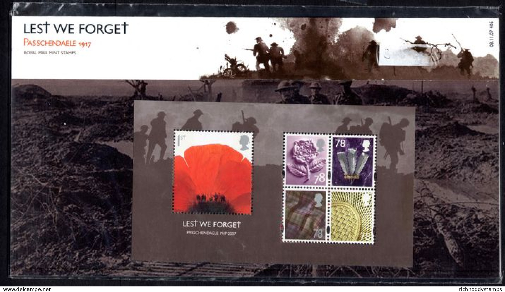 2007 Lest We Forget Presentation Pack. - Presentation Packs