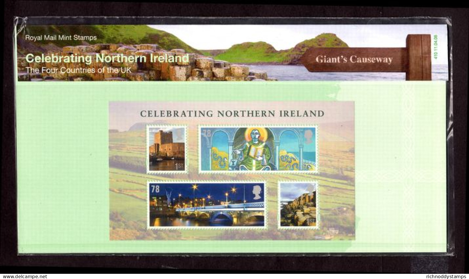 2008 Celebrating Northern Ireland Presentation Pack. - Presentation Packs