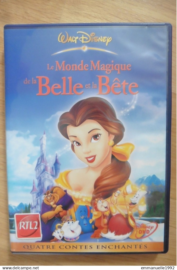 DVD Le Monde Magique De La Belle Et La Bête De Walt Disney - 4 Contes Enchantés - Comme Neuf - Cartoni Animati